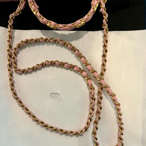 Chanel Mini Rectangular Flap Top Handle Caviar (Light Pink) - Picture 9 of 16